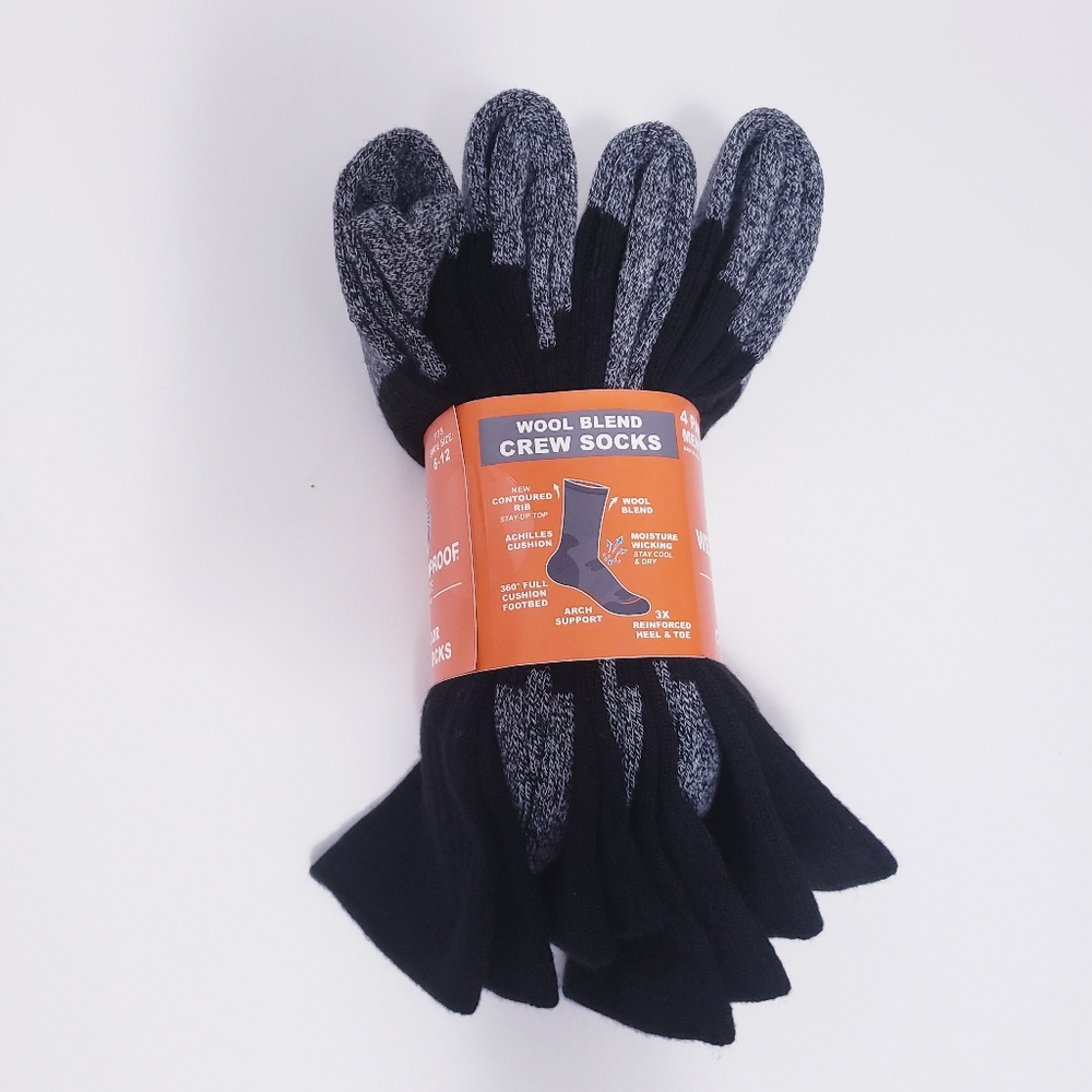 Weatherproof Mens Outdoor Crew Socks